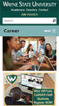 Mobile Screenshot of careerservices.wayne.edu
