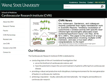 Tablet Screenshot of cvri.med.wayne.edu