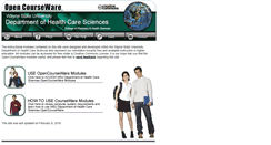 Desktop Screenshot of healthcaresciencesocw.wayne.edu