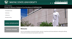 Desktop Screenshot of capewayne.med.wayne.edu