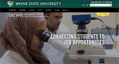 Desktop Screenshot of cphs.wayne.edu