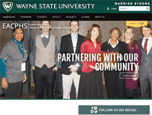 Tablet Screenshot of cphs.wayne.edu