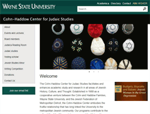 Tablet Screenshot of judaicstudies.wayne.edu