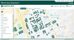Desktop Screenshot of maps.wayne.edu