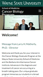 Mobile Screenshot of cancerbiologyprogram.med.wayne.edu
