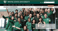 Desktop Screenshot of engineering.wayne.edu