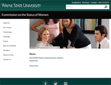 Tablet Screenshot of cosw.wayne.edu