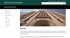 Desktop Screenshot of bog.wayne.edu