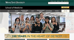 Desktop Screenshot of med.wayne.edu