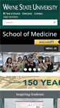 Mobile Screenshot of med.wayne.edu