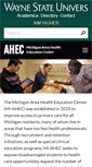 Mobile Screenshot of miahec.wayne.edu