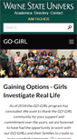 Mobile Screenshot of gogirls.wayne.edu