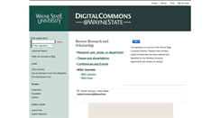 Desktop Screenshot of digitalcommons.wayne.edu