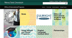 Desktop Screenshot of oip.wayne.edu